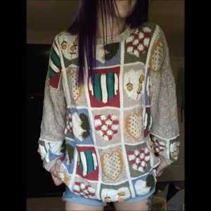 🌱Vintage Jennifer Reed Knitted by Hand Sweater🌱